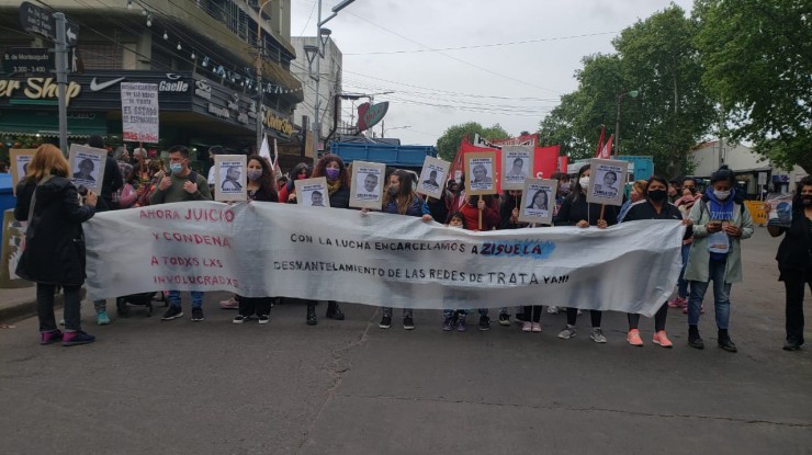 Marcha contra la trata en Florencio Varela